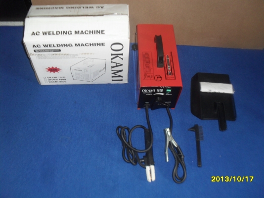 เครื่องเชื่อมขนาด 160 amp 220 v เชื่อมเหล็กบาง 2- 4 มิล  ทองแดงแท้