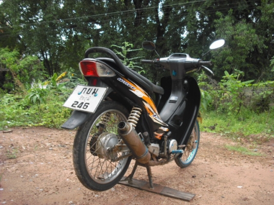 ขายHonda WAVE เครื่องดีรถเดิมพร้อมใช้มีเล่มพร้อมชุดโอนราคา8,500บาท