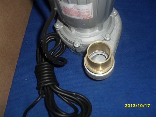 เครื่องสูบน้ำ ไดโว่ ขนาดท่อ 2 นิ้ว  1 hp 220 v ดูดน้ำได้แรงมาก