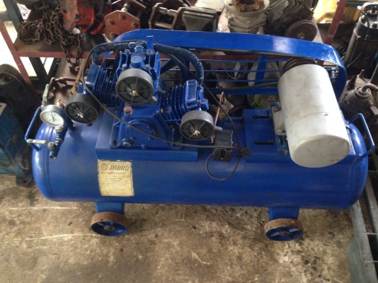 ขายปั้มลม PUMA มอเตอร์ mitsubishi 2 HP. ไฟบ้าน ขนาดปั้ม 3 สูบ สภาพสวย พร้อมใช้งาน