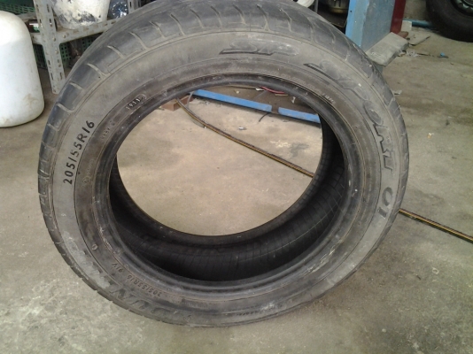 ขายยางเก่า dunlop 205/55R16