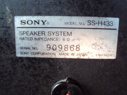 ขายลำโพง วางหิ้งสามทาง SONYราคาถูกครับ ขายลำโพง วางหิ้งสามทาง SONYราคาถูกครับ