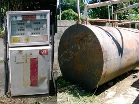 ถังน้ำมัน+พร้อมตู้หัวจ่ายน้ำมัน 2 หัวจ่าย