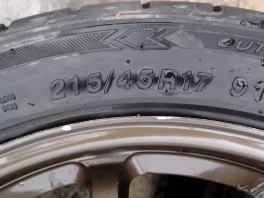 ล้อce28 ขอบ17 ยางปี12 9500