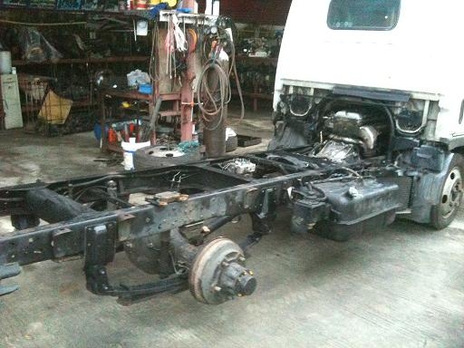 ขาย รถบรรทุก มิชูบิชิ CANTER  6ล้อ เล็ก  เครื่อง 4M51 AUTO