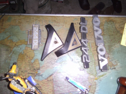 ขายโลโก้ volvo 244 DL