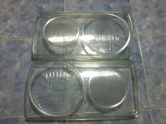 กระจกไฟหน้ารถเบ็นซ์ w123 ตากลม