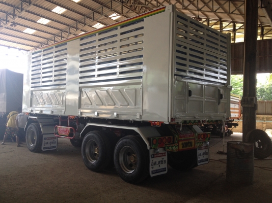 พ่วงดั๊มพ์3เพลา ยาว 7.00เมตร คอกเกษตร 1.80-2.20เมตร