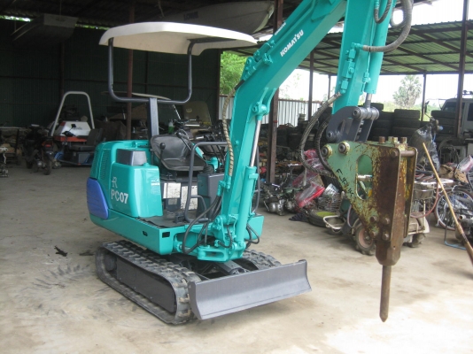 ขายรถขุดKOMATSU PC07-7 พร้อมหัวเจาะ พร้อมใช้งาน ขายรถขุดKOMATSU PC07-7 พร้อมหัวเจาะ พร้อมใช้งาน
