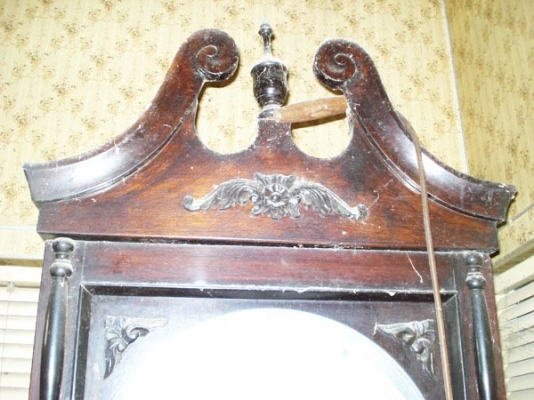 นาฬิกาตั้งพื้นตู้นกหัวมงกุฏ สภาพสวย