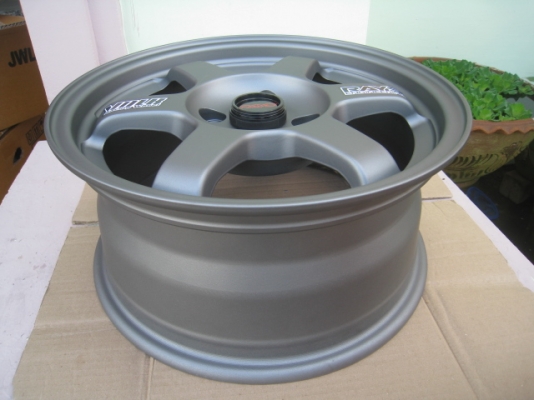 ขายล้อแม็กใหม่ TE37 15"x7" et38 4รู100 สีเทาด้าน พร้อมจุ๊ป Rays 1 ชุดครับ สนใจติดต่อเล็กคลองสามครับ (081-3747940)