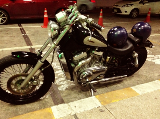 Intruder 750 ของเหลวเปลี่ยนใหม่หมด เครื่องดีวิ่งทุกวัน