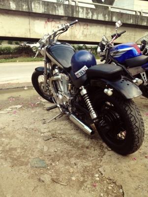 Intruder 750 ของเหลวเปลี่ยนใหม่หมด เครื่องดีวิ่งทุกวัน