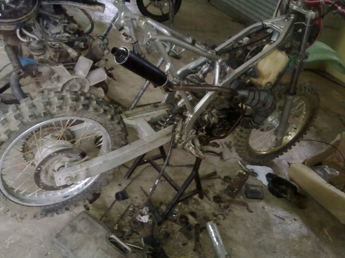 ขายโปรเจค kx125 ซุปเปอร์คัพ  ถูกๆๆ ไม่มีเวลาทำต่อ