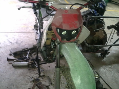 ขายโปรเจค kx125 ซุปเปอร์คัพ  ถูกๆๆ ไม่มีเวลาทำต่อ