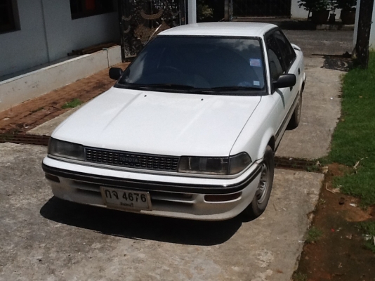 ขายtoyota corolla โดเรม่อน ไฟยาว เครื่อง1600 ติดแก๊ซlpg