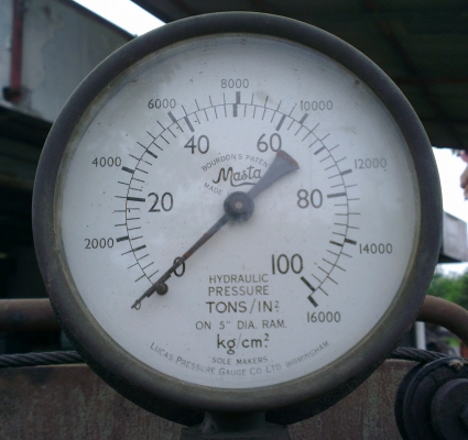 Sell> แท่นอัดไฮดรอลิคมือสอง ขนาด 80 ตัน  กำแพงแสน นครปฐม ครับ