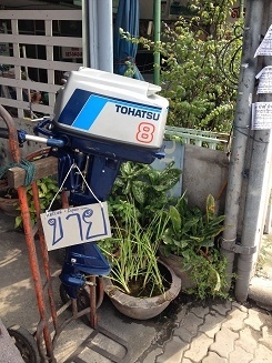 เครื่องเรือมือสองของแท้ญี่ปุ่น สภาพ99\% ราคา18,000.-