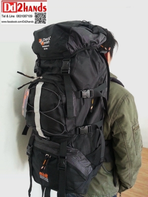 Backpack ใส่หมวกกันน๊อคได้ทั้งใบ ยี่ห้อ Checkpoint ขนาด 60 ลิตร Backpack ใส่หมวกกันน๊อคได้ทั้งใบ ยี่ห้อ Checkpoint ขนาด 60 ลิตร