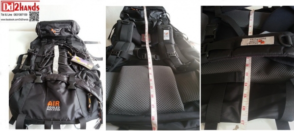 Backpack ใส่หมวกกันน๊อคได้ทั้งใบ ยี่ห้อ Checkpoint ขนาด 60 ลิตร Backpack ใส่หมวกกันน๊อคได้ทั้งใบ ยี่ห้อ Checkpoint ขนาด 60 ลิตร
