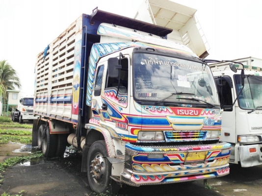 ขายรถ 10 ล้อ ISUZU Deca กระบะดัมพ์ เครื่องยนต์ NGV 320 แรงม้า