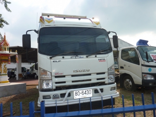 ขาย ISUZU NPR รุ่นใหม่ (ไฟตั้ง) 6 ล้อรถดั้มพ์ยาว4 เมตร เครื่อง 150 HP 4 สูบ