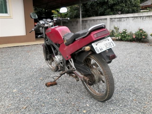 ขายคาวาซากิวิคเตอร์ท้ายแบนเล่มทะเบียน(กำลังตามชุดโอน)เครื่องพอใช้ ขาย 5900 บาท