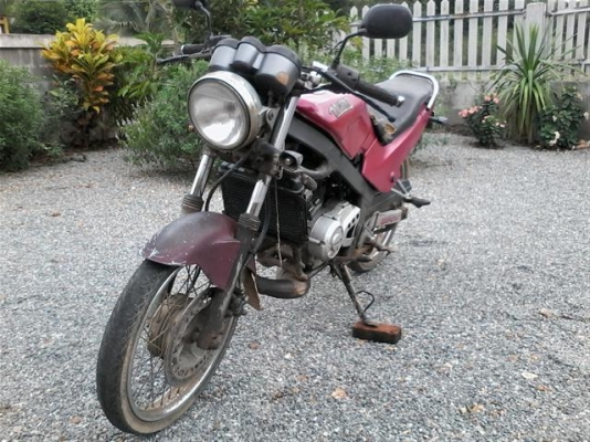 ขายคาวาซากิวิคเตอร์ท้ายแบนเล่มทะเบียน(กำลังตามชุดโอน)เครื่องพอใช้ ขาย 5900 บาท