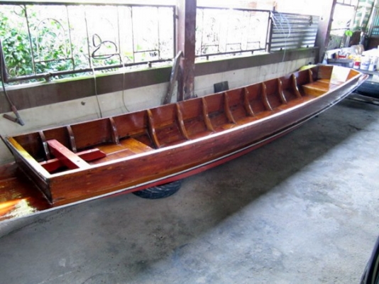 เรืออีแปะ   -----ไม้สัก-----ใส่เครื่องได้
