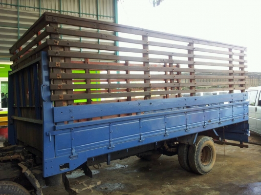 กระบะคาโก้ ยาว5 เมตร คอกสูง ยกลงจาก ISUZU NPR พร้อมใช้ กระบะคาโก้ ยาว5 เมตร คอกสูง ยกลงจาก ISUZU NPR พร้อมใช้