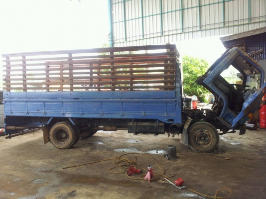 กระบะคาโก้ ยาว5 เมตร คอกสูง ยกลงจาก ISUZU NPR พร้อมใช้