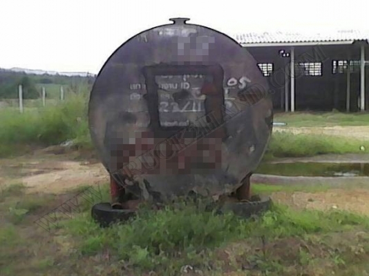 ถังน้ำตาล ยาว 6.86 เมตร สูง 1.95 เมตร กว้าง 1.95 เมตร ขนาดบรรจุ 28,000 ลิตร