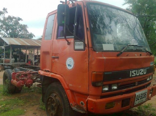 ขายรถหกล้อ Isuzu FSR เครื่อง 195 แรง ยาง 9.00 หัวแชสซี รถห้าง ทะเบียนพร้อม
