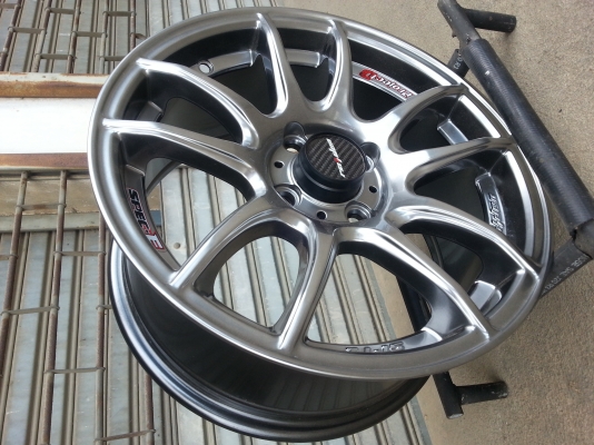 lenso project e ขอบ 15 4/100 ของใหม่ พร้อมยางใหม่ 195/55/15 ปี13