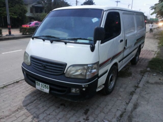 Toyota hiace 2001 ตู้ทึบ สวยเดิม เครื่องดี  ด่วน