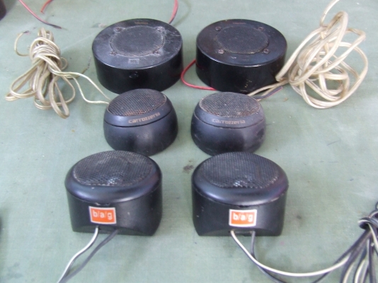 ขายTWEETER ของไฮเอนแท้ 3 คู่ สินค้าฝากขายคนเลิกเล่นใช้ได้ทั้ง 3คู่