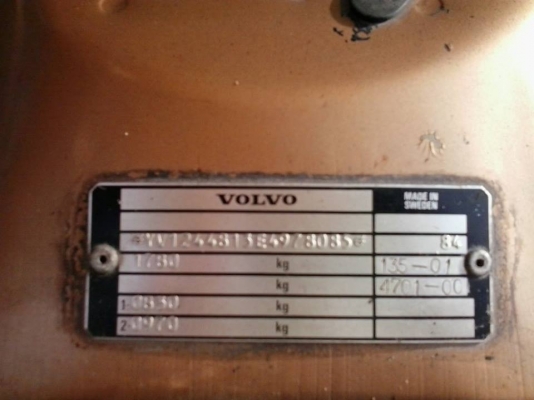 VOLVO 244 GL VOLVO 244 GL