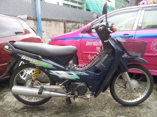 ขาย WAVE 110 มือแรก ปี44 เครื่องญี่ปุ่น  เดิมๆ คาร์บู เดิม สีสวย ไม่ดัง พร้อมขี่กลับ
