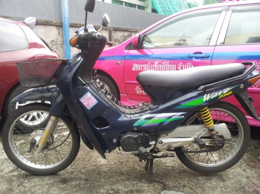 ขาย WAVE 110 มือแรก ปี44 เครื่องญี่ปุ่น  เดิมๆ คาร์บู เดิม สีสวย ไม่ดัง พร้อมขี่กลับ
