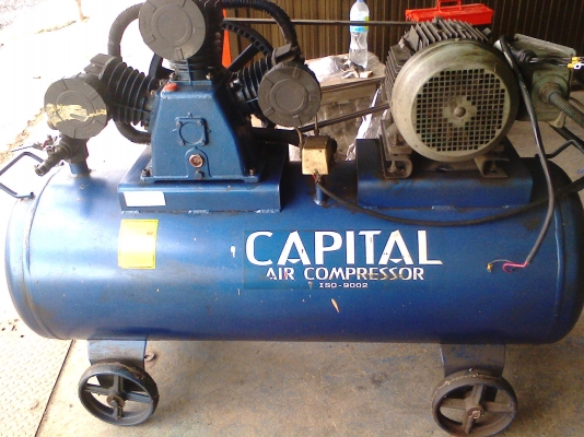 ขายถูก ปั๊มลม200ลิตร ลดให้ตามขอครับ 26000แถมแม็คเนติกกับเบรคเกอร์