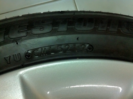 ขายล้อแม็ก Nissan March 15นิ้ว พร้อมยางใหม่ปลายปี12