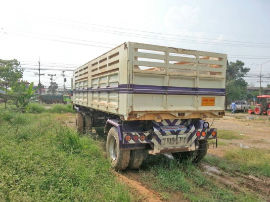 ขายด่วน รถบรรทุก 18 ล้อ พ่วงแม่+ลูก ดั้มพ์ ยี่ห้อ HINO รุ่น MEGA / 260 แรงม้า