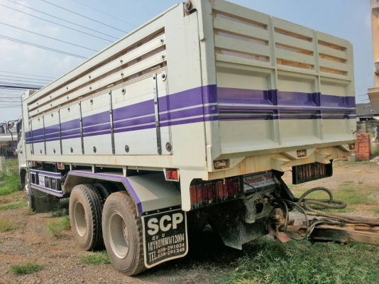 ขายด่วน รถบรรทุก 18 ล้อ พ่วงแม่+ลูก ดั้มพ์ ยี่ห้อ HINO รุ่น MEGA / 260 แรงม้า