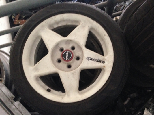 ขายล้อ speedline ล้อแท้ 5รู114 พร้อมยาง ราคาต่อลองได้ครับ