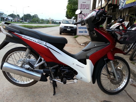 เวฟ 110i ปี53 สีแดงขาว เครื่องเดิมสภาพดีมั่ก ๆ