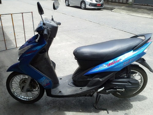 mio ตากลม ปี 50 สีน้ำเงิน รถบ้าน เครื่องเดิมๆแน่นๆ ไม่หลวม ไม่มีควัน เอกสารครบ