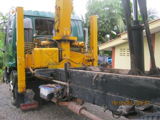 หกล้อดั้ม+เครน TADANO 3ตัน เครื่อง6BD1 (165 แรง)หัวเด้กก้า