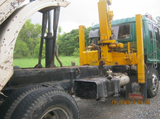 หกล้อดั้ม+เครน TADANO 3ตัน เครื่อง6BD1 (165 แรง)หัวเด้กก้า