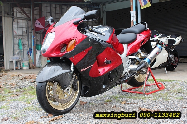 แม็กสิงห์บุรี//SUZUKI HAYABUSA 1300CC ปี2000 สภาพสวยๆ ท่อแต่งคู่ อินวอยพร้อม สรรพาสมิตร 219000