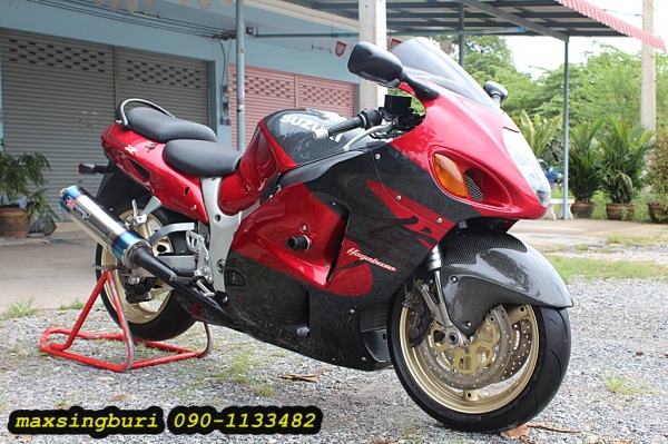 แม็กสิงห์บุรี//SUZUKI HAYABUSA 1300CC ปี2000 สภาพสวยๆ ท่อแต่งคู่ อินวอยพร้อม สรรพาสมิตร 219000